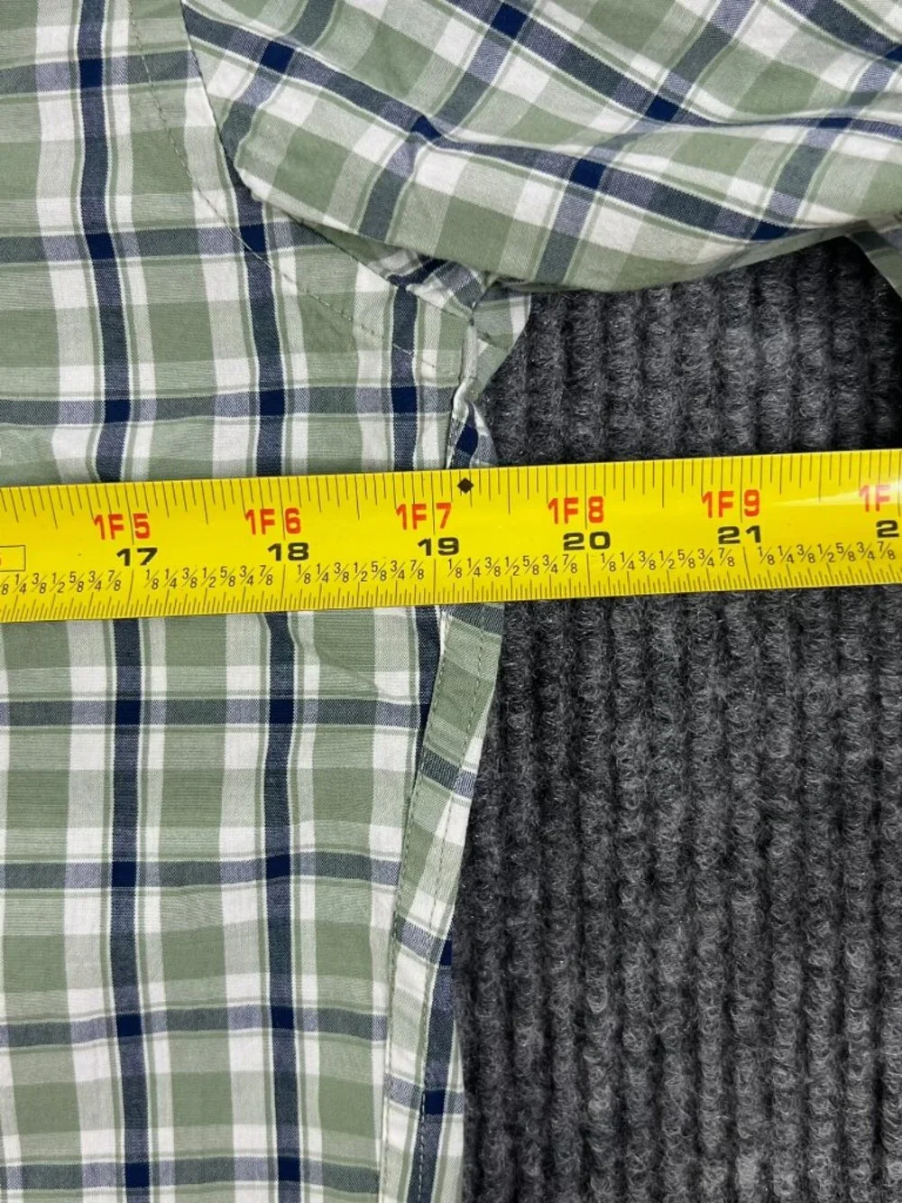 J.Crew Slim Untucked Plaid Button Down Shirt Green/Navy Blue Men’s Small NWT
